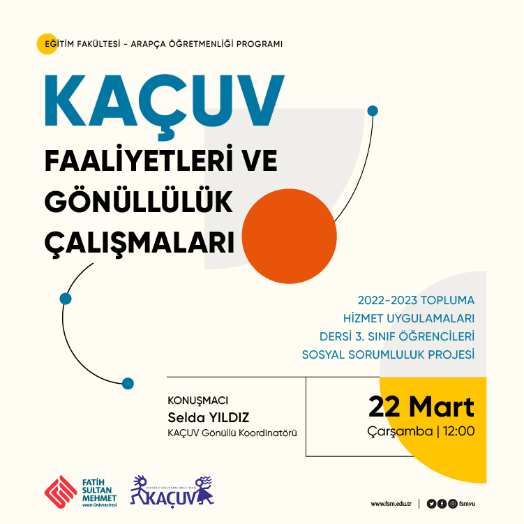KAÇUV Faaliyetleri ve Gönüllülük Çalışmaları