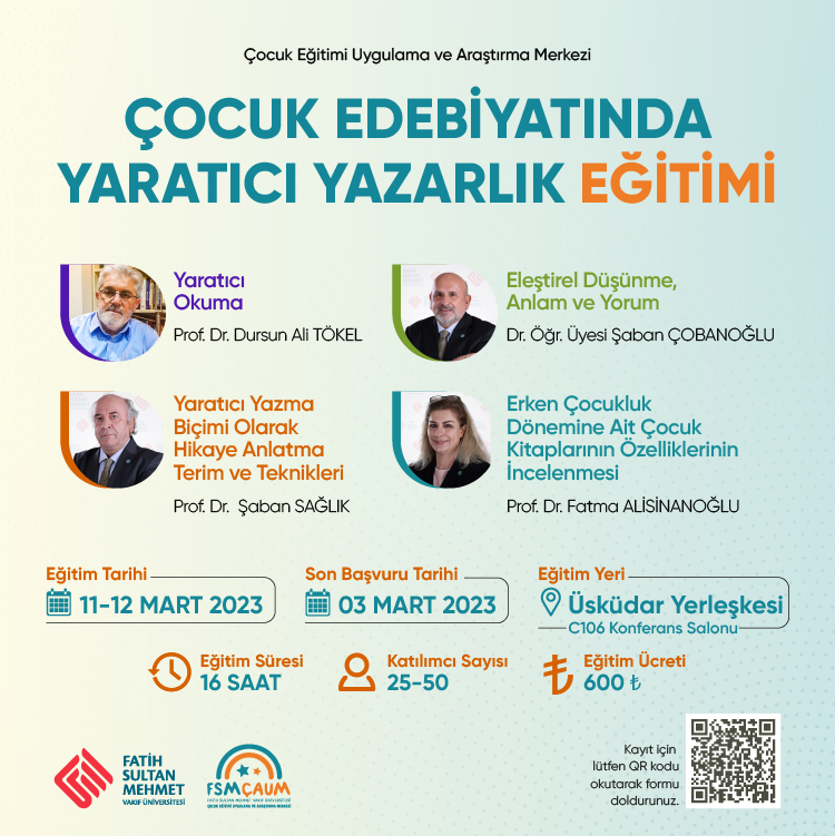 Çocuk Edebiyatında Yaratıcı Yazarlık Eğitimi