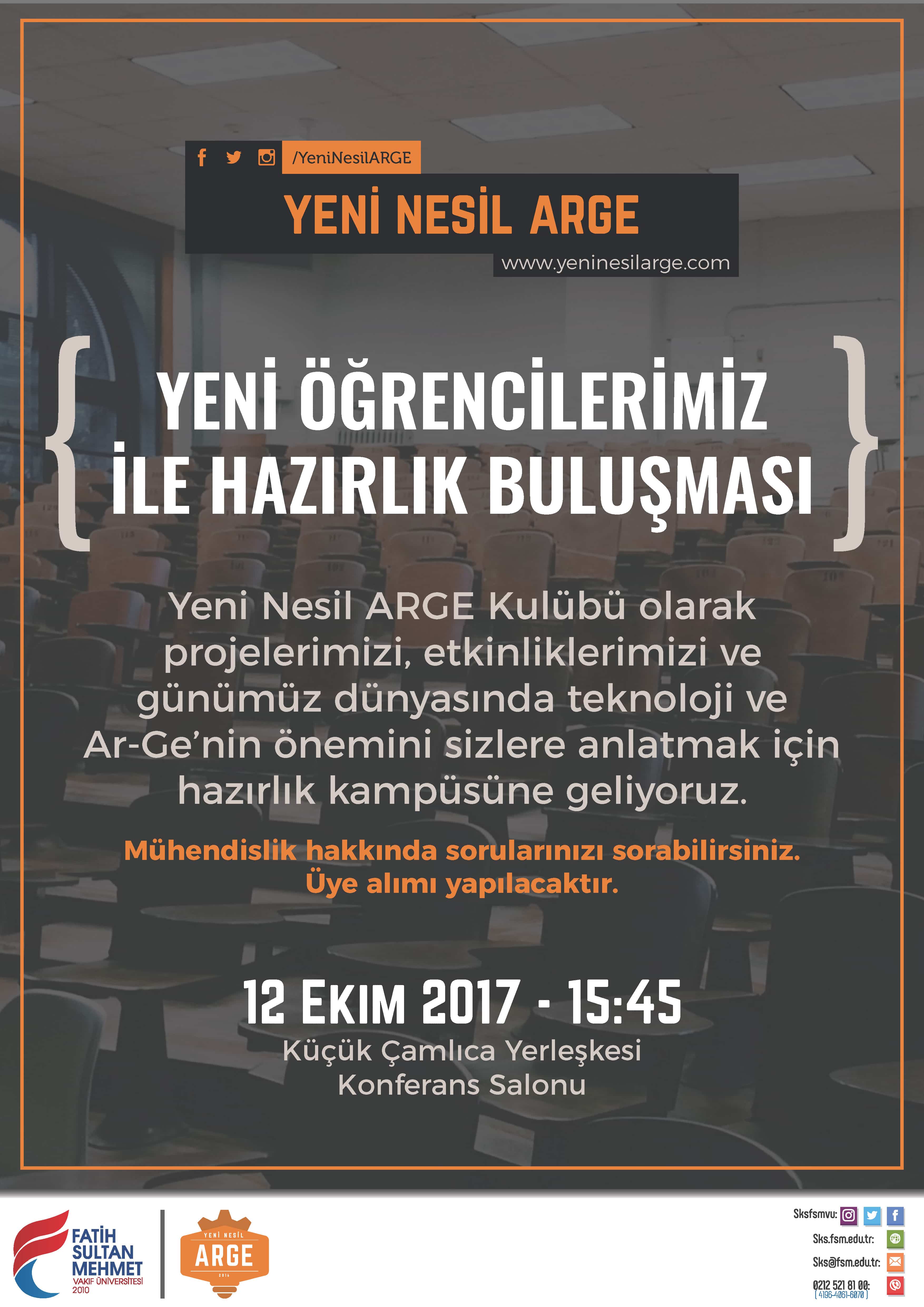 Yeni Nesi Arge - Hazırlık Buluşması