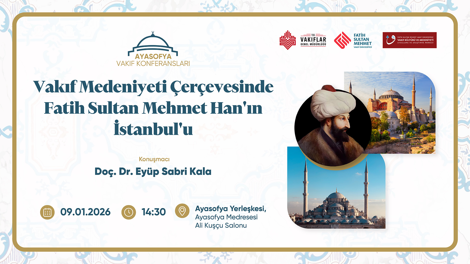 Ayasofya Vakıf Konferansları 3
