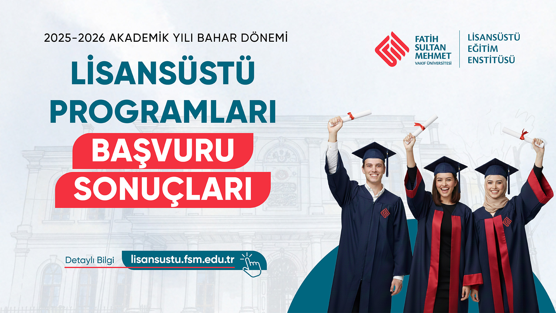 Lisansüstü Başvuru Sonuçları