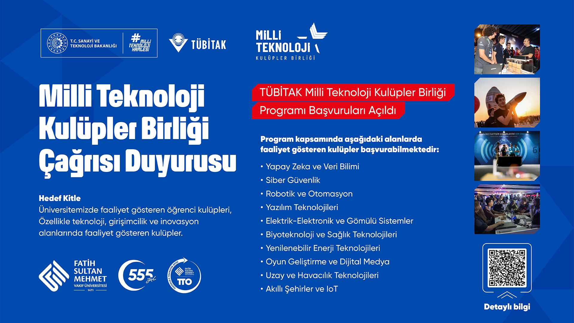 Milli Teknoloji Kulüpler Birliği Çağrısı
