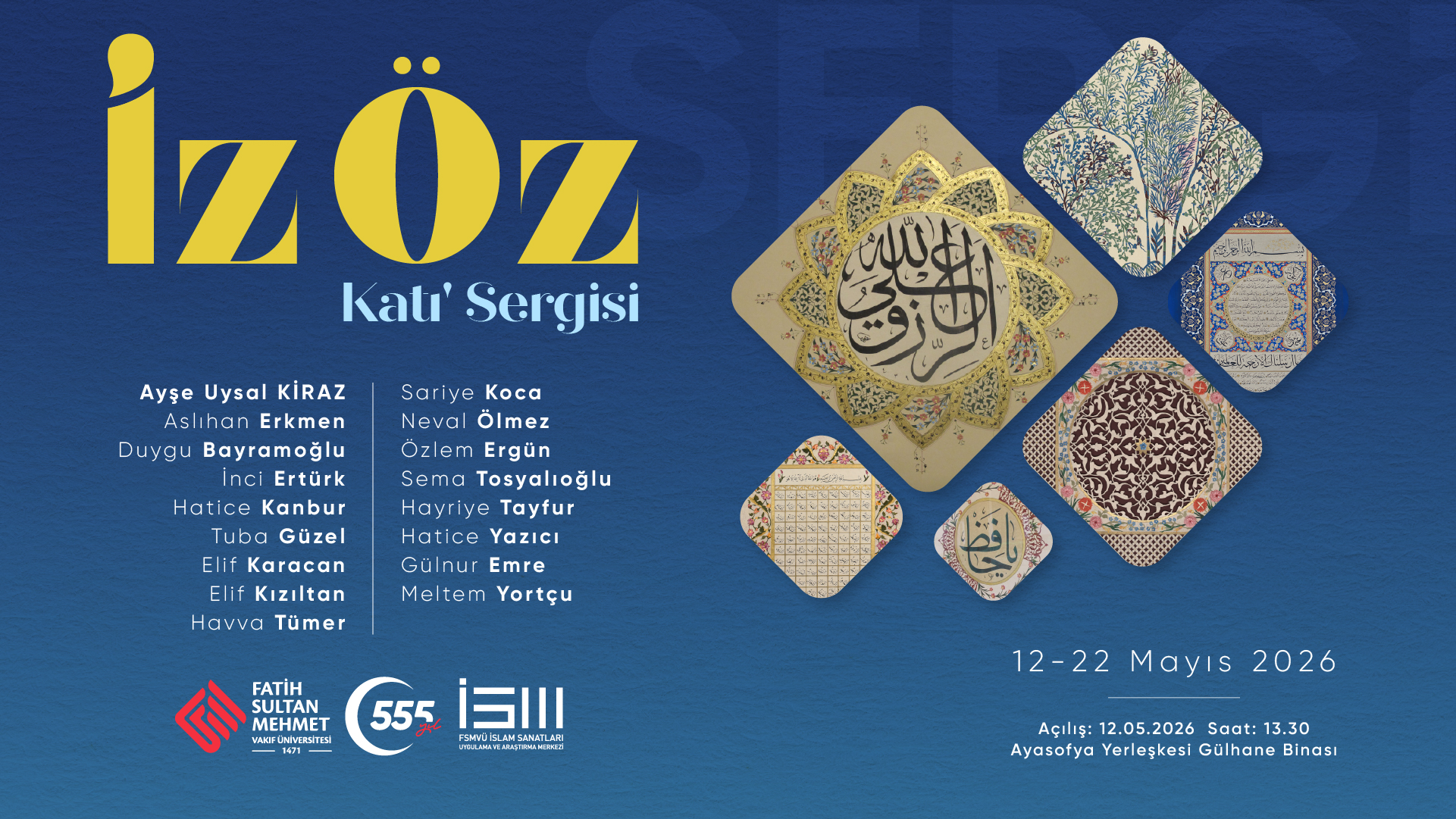 İZ ÖZ Katı' Sergisi