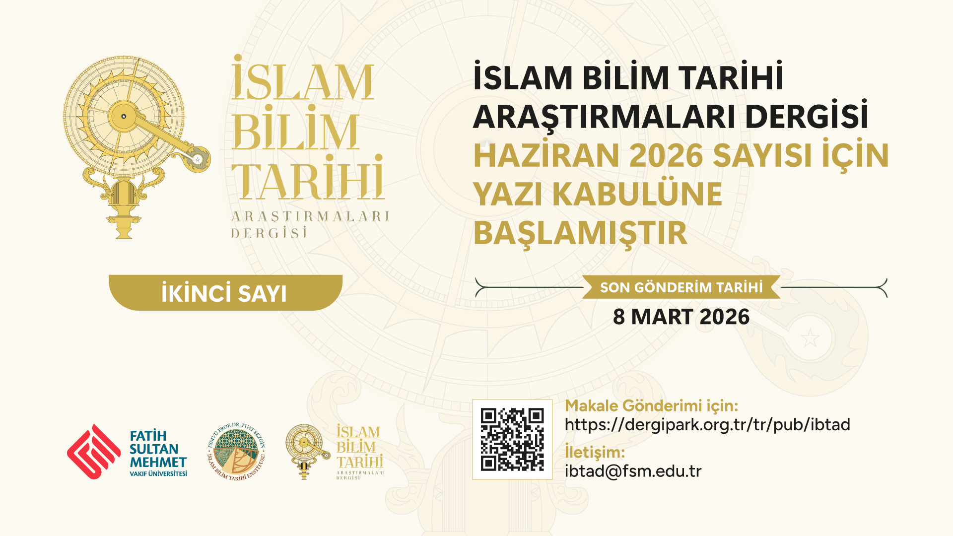 İslam Bilim Tarihi Araştırmaları Dergisi