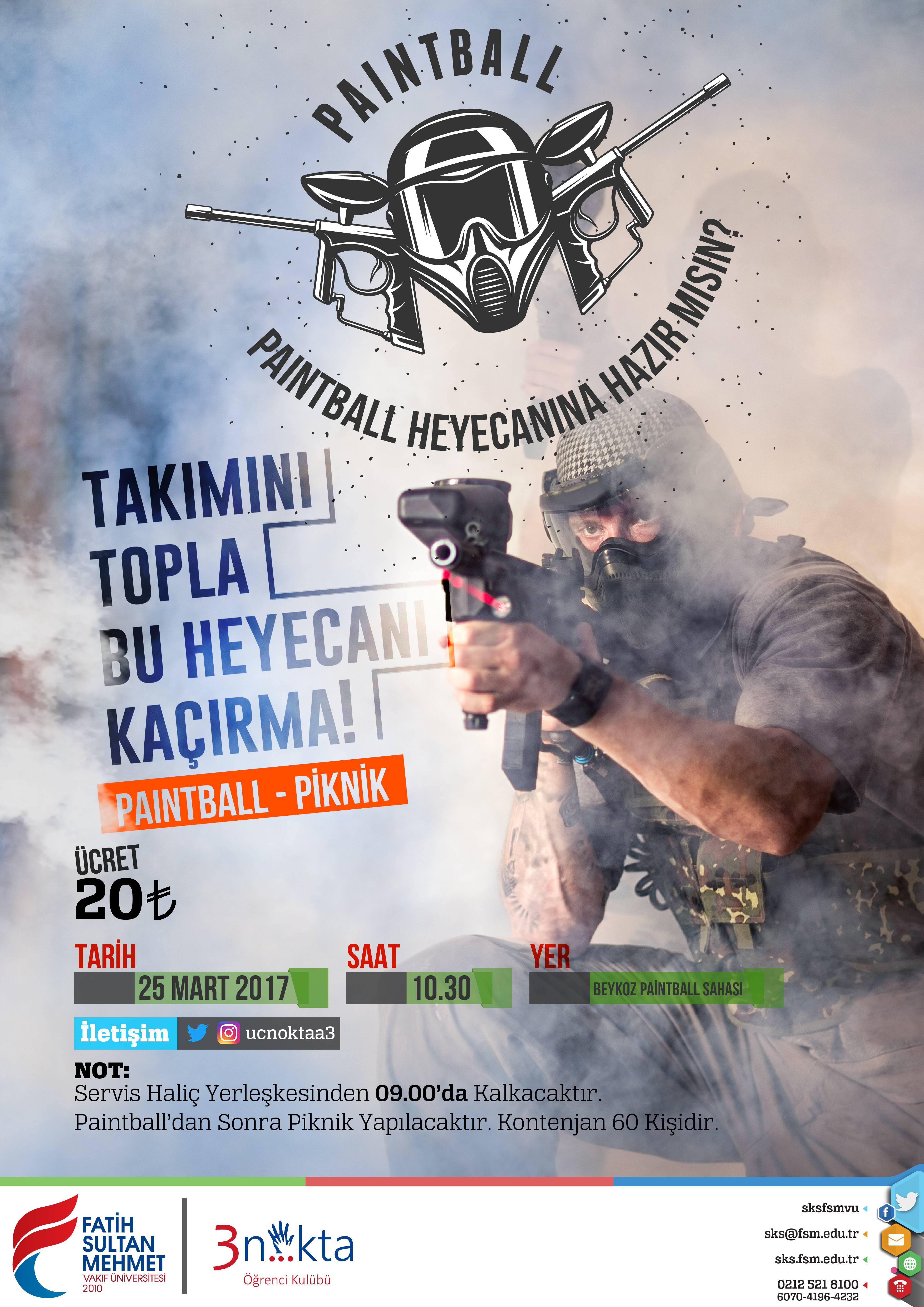 Üç Nokta Kulübü - Paintbal ve Piknik