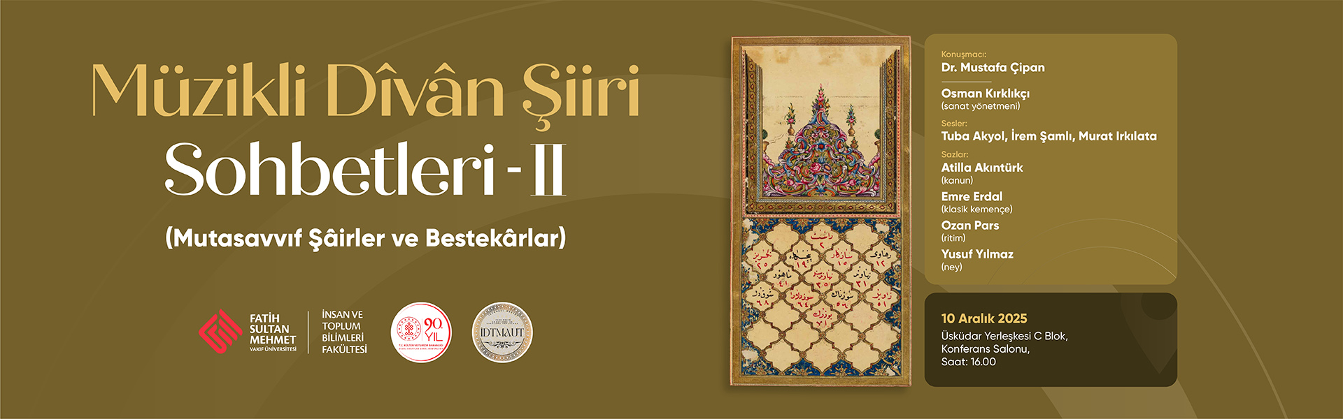 Müzik Divan Şiiri Sohbetleri