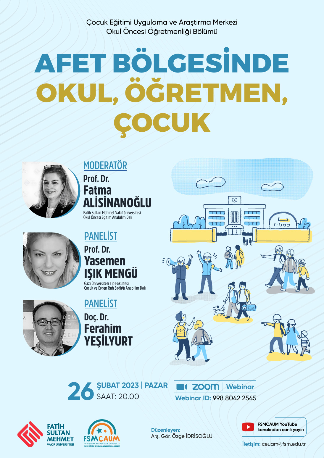 Afet Bölgesinde Okul, Öğretmen, Çocuk