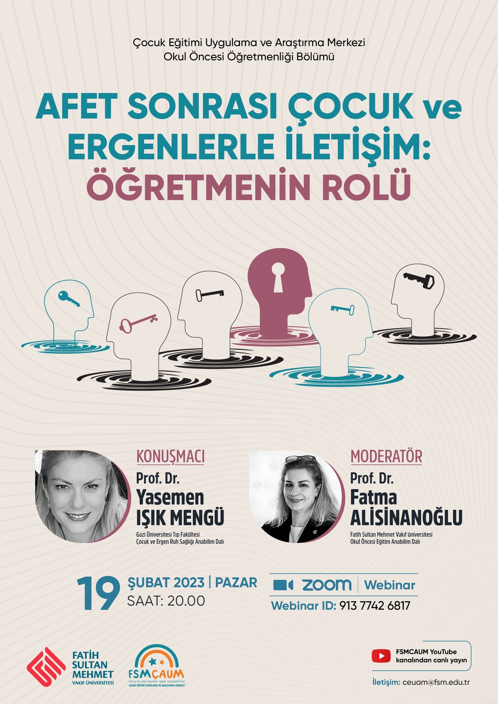 Afet Sonrası Çocuk ve Ergenlerle İletişim: Öğretmenin Rolü